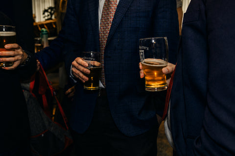 Guests enjoying drinks during a private event at House of McGrath in downtown Toronto