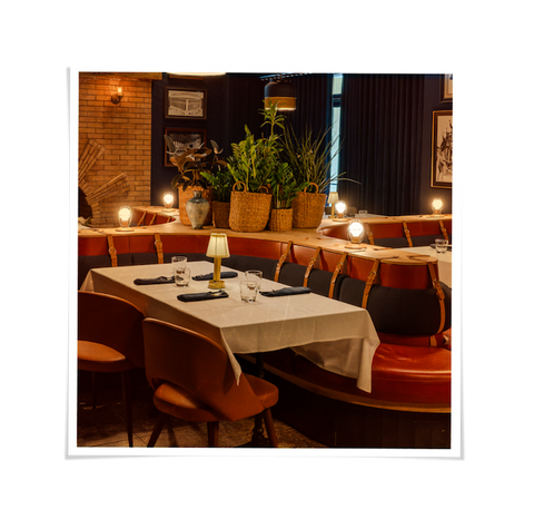 Private dining area at House of McGrath for corporate events and celebrations